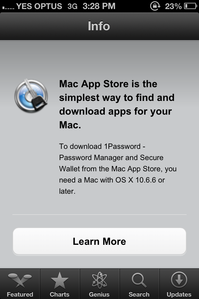 Mac Application in the iOS App Store