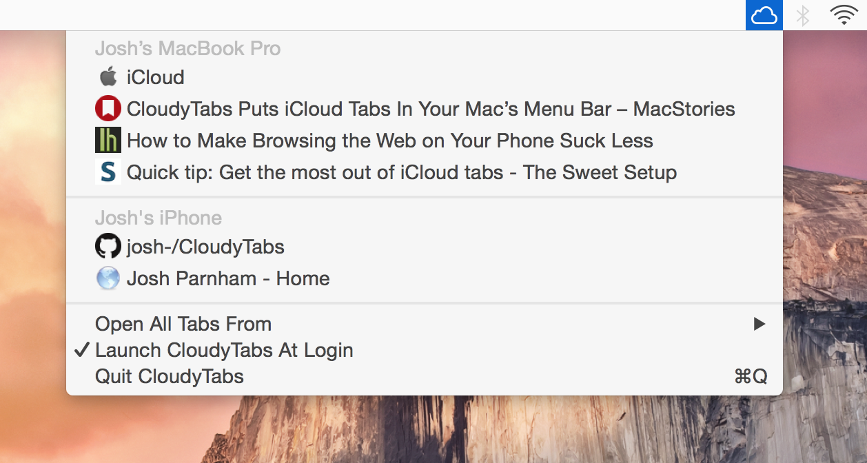 CloudyTabs